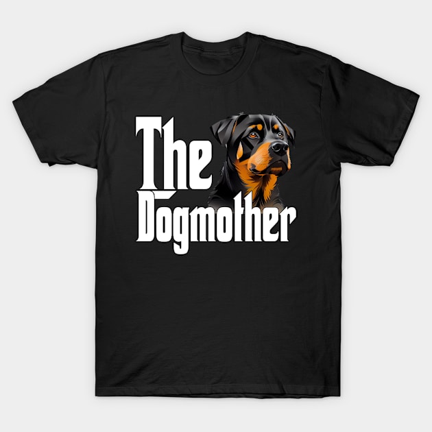 Rottweiler Dog Mom Dogmother Dogs Mommy Rottie T-Shirt by The Agile Store